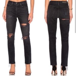 Grlfrnd Karolina jeans with butt slit